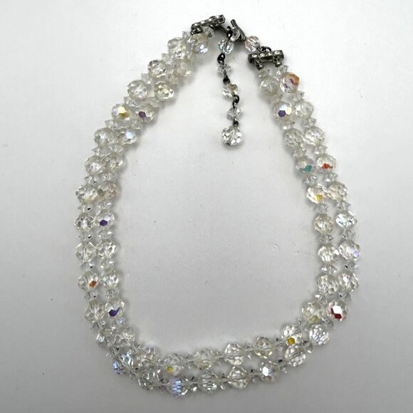 Unique Vintage Crystal Necklace Set - Picture 5 of 11